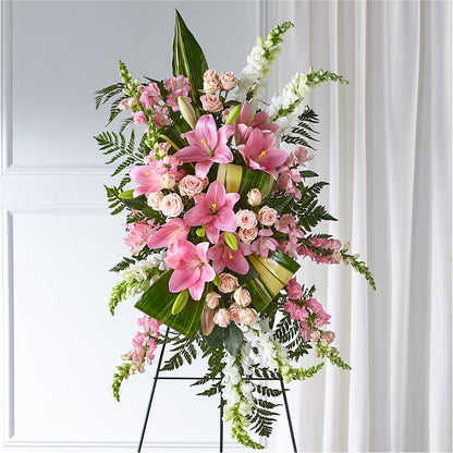 Elegant Embrace Standing Spray –  Blossom And Brew Co, Menasha WI
