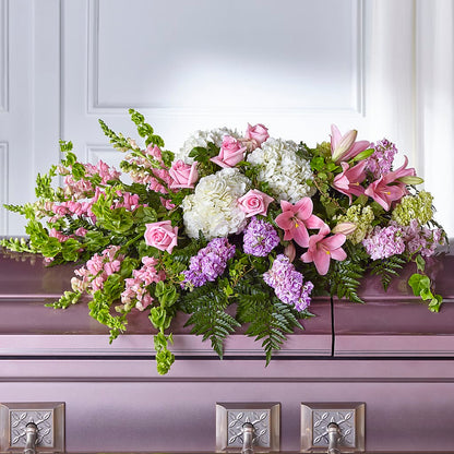 Life's Gratitude Casket Spray –  Blossom And Brew Co, Menasha WI