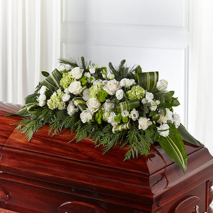 Hopeful Gesture Casket Spray –  Blossom And Brew Co, Menasha WI