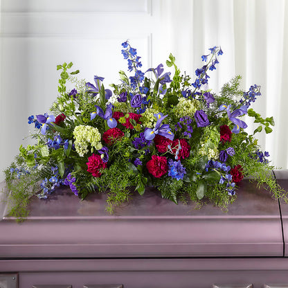 Always Treasured Casket Spray –  Blossom And Brew Co, Menasha WI