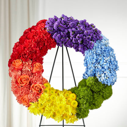 Circle of Love Wreath –  Blossom And Brew Co, Menasha WI