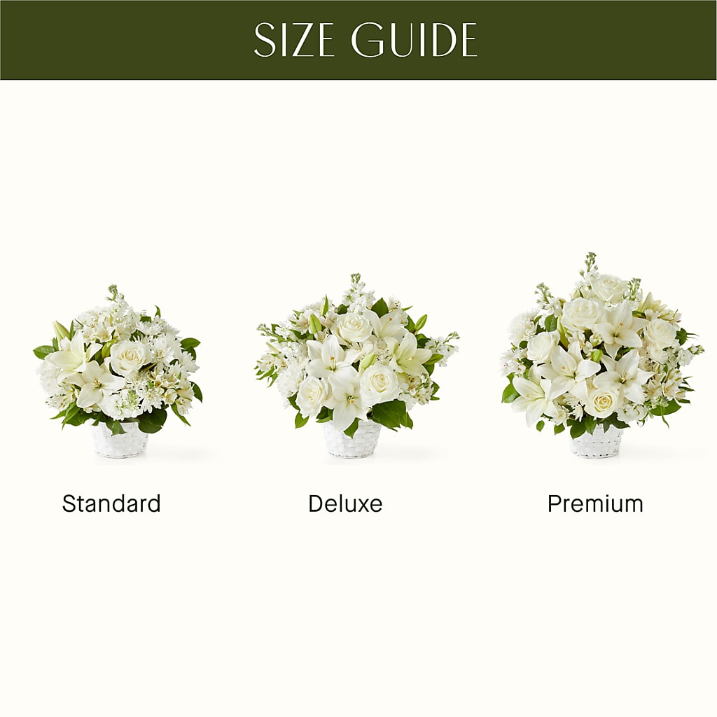Peaceful Reflections Arrangement –  Blossom And Brew Co, Menasha WI