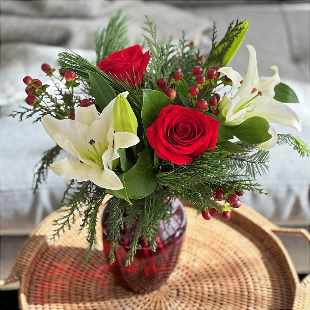 Evergreen Delight Bouquet –  Blossom And Brew Co, Menasha WI