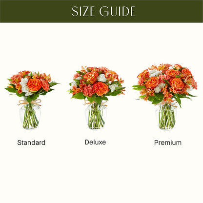 Apricot Glow Bouquet –  Blossom And Brew Co, Menasha WI