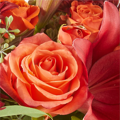 Crimson Leaves Bouquet –  Blossom And Brew Co, Menasha WI