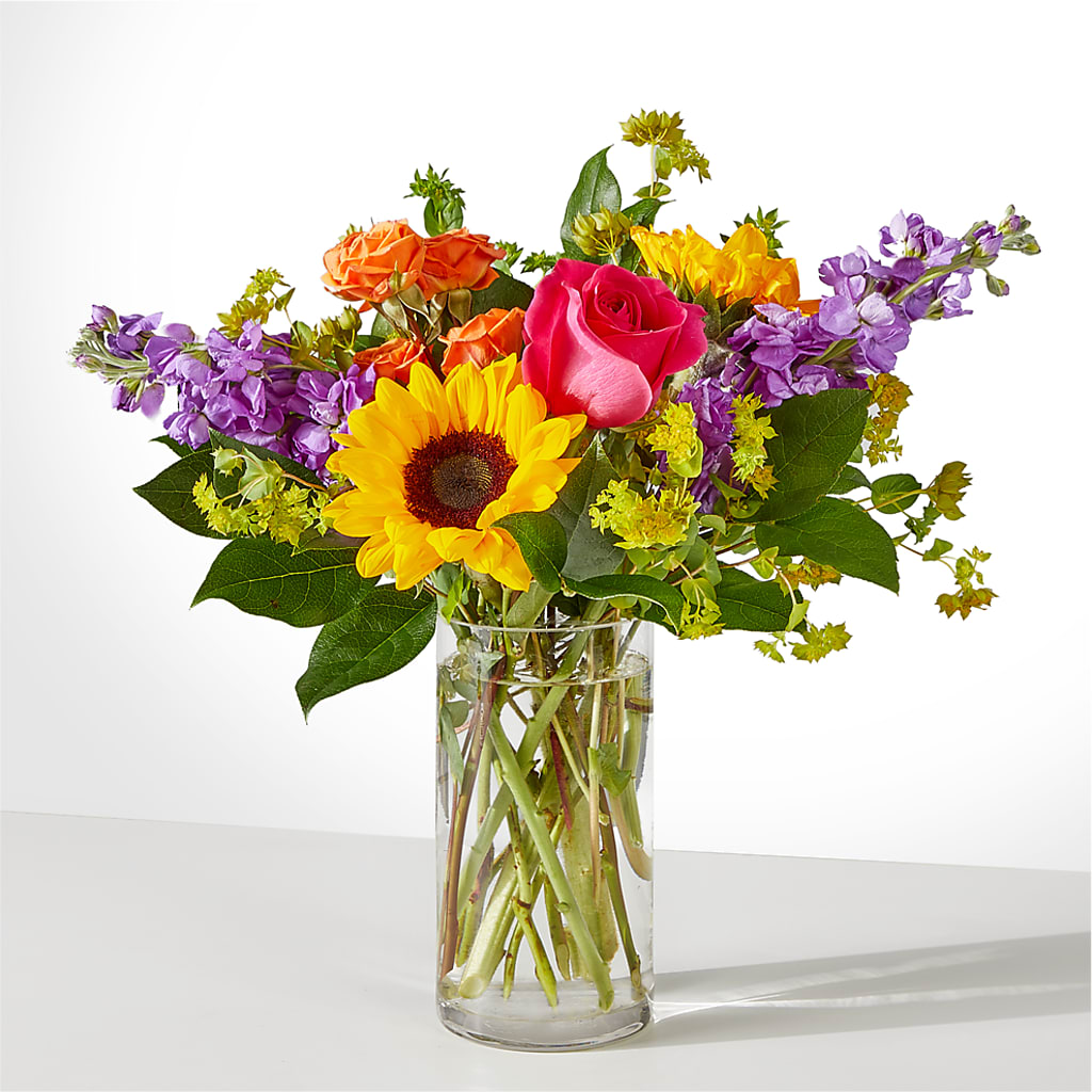 Vibrant Greetings Bouquet –  Blossom And Brew Co, Menasha WI