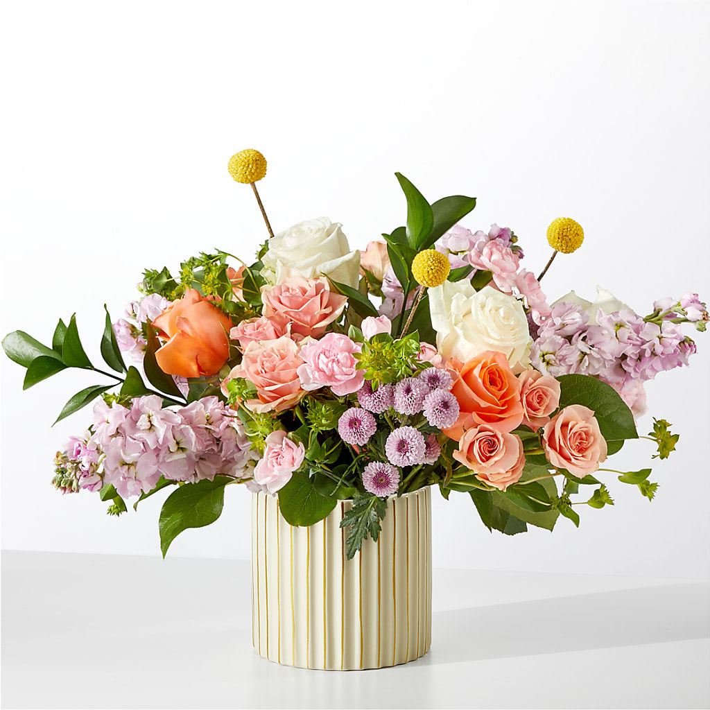 French Market Bouquet with Ivory Vase –  Blossom And Brew Co, Menasha WI