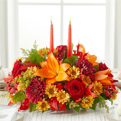 Autumn's Embrace Centerpiece –  Blossom And Brew Co, Menasha WI