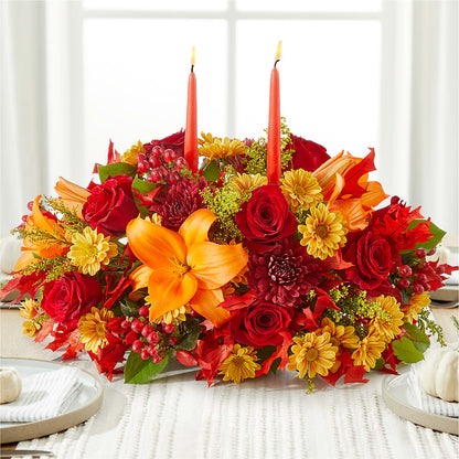 Autumn's Embrace Centerpiece –  Blossom And Brew Co, Menasha WI