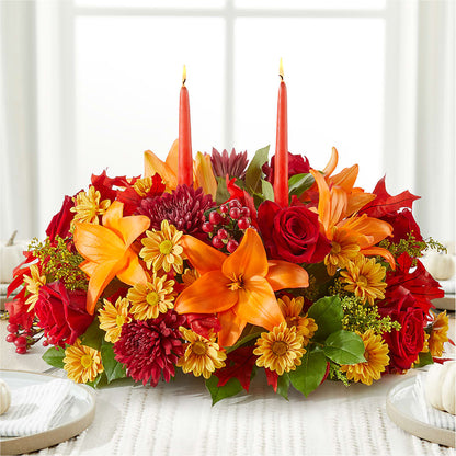 Autumn's Embrace Centerpiece –  Blossom And Brew Co, Menasha WI