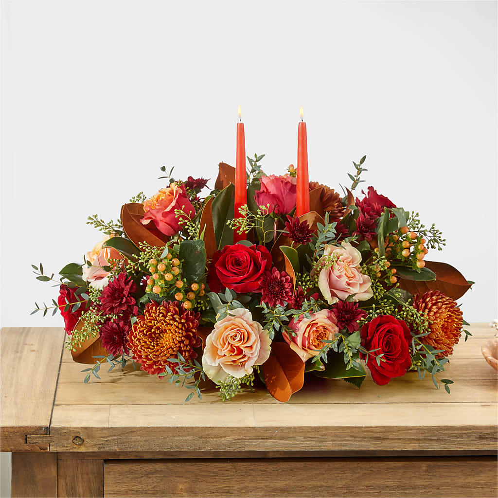 Gather Near Centerpiece –  Blossom And Brew Co, Menasha WI