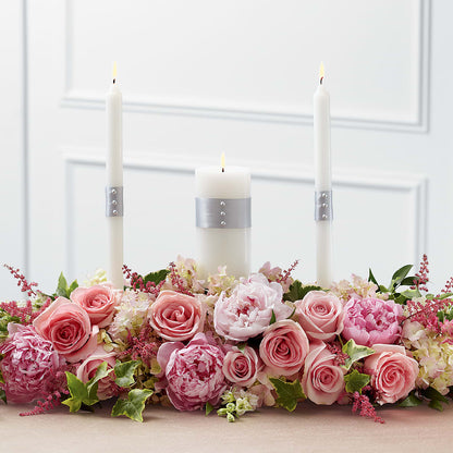 Worldwide Romance Unity Candle Arrangement –  Blossom And Brew Co, Menasha WI