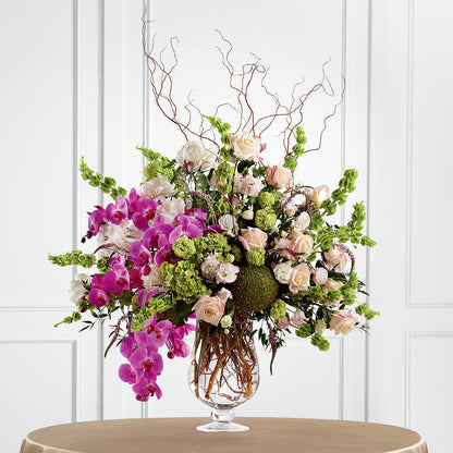 Soft Sophistication Arrangement –  Blossom And Brew Co, Menasha WI