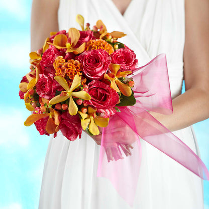 Brilliant Shades of Love Bouquet –  Blossom And Brew Co, Menasha WI
