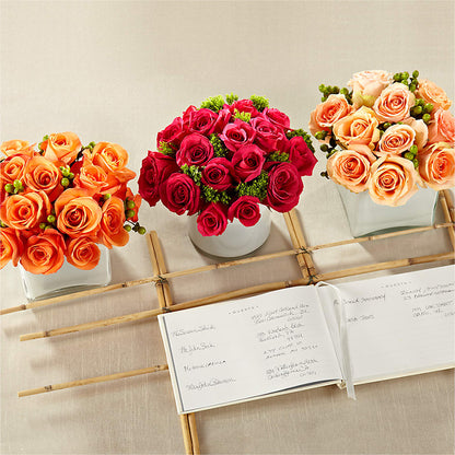 Dawn Rose Centerpiece –  Blossom And Brew Co, Menasha WI